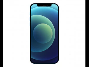 apple iphone 12 blue 3D Model