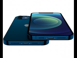 apple iphone 12 blue 3D Модель