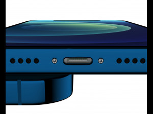apple iphone 12 blue 3D Модель