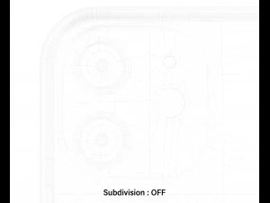 apple iphone 12 blue 3D Model