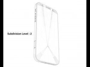 apple iphone 12 blue 3D Model