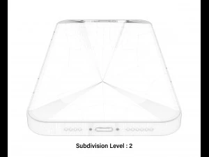 apple iphone 12 blue 3D Model
