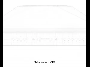apple iphone 12 blue 3D Model