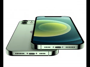 apple iphone 12 green 3D Model