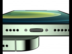 apple iphone 12 green Modello 3D