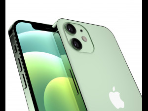 apple iphone 12 green Modello 3D
