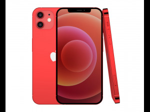 apple iphone 12 red 3D Model