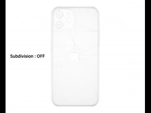 apple iphone 12 red 3D Model