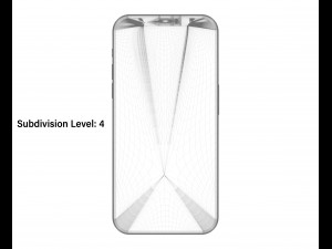 apple iphone 12 white Model 3D