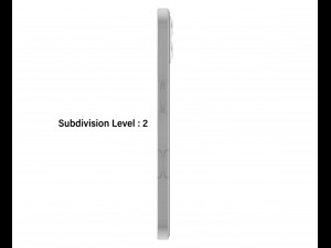 apple iphone 12 white Model 3D