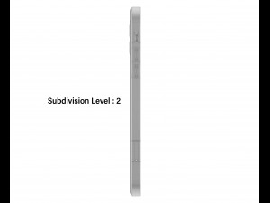apple iphone 12 white Model 3D