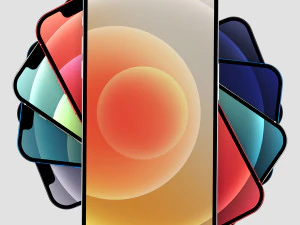 cole&ccedil;&atilde;o apple iphone 12 Modelo 3D