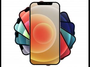 apple iphone 2020 collection 3Dモデル