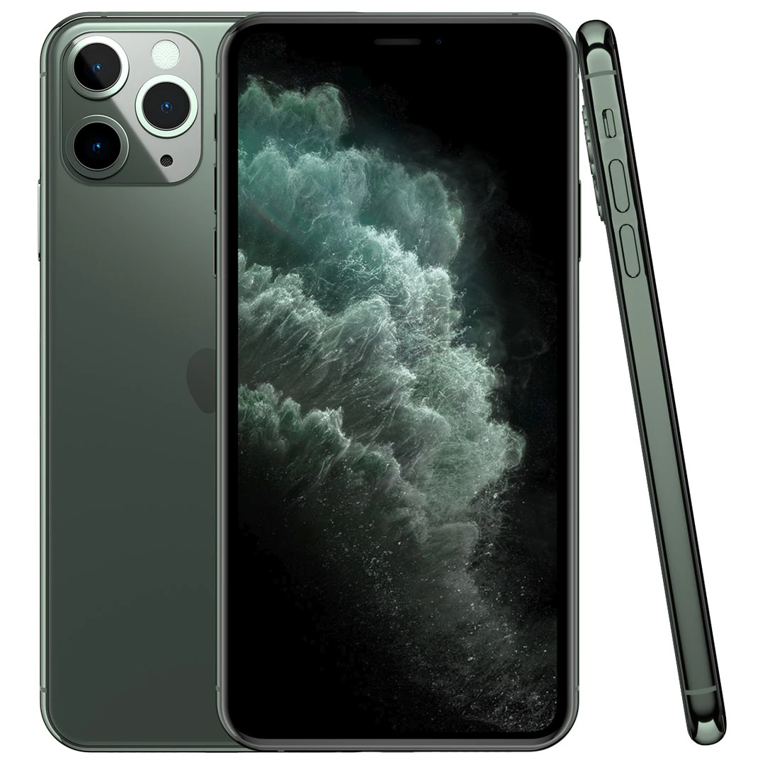 apple iphone 11 pro max midnight green 3D Model .c4d .max .obj .3ds .fbx .stl .blend