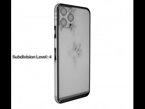 apple iphone 11 pro max midnight green 3D Model