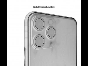 apple iphone 11 pro max midnight green 3D Model