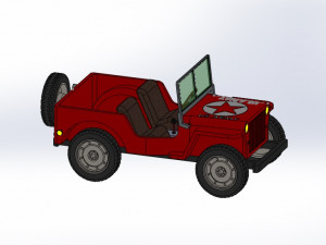 jeep vehicle car 3D Print Model