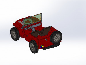 jeep vehicle car 3D Print Model