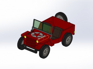 jeep vehicle car 3D Print Model