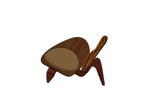 коммерческий стул 3D Принт Модель