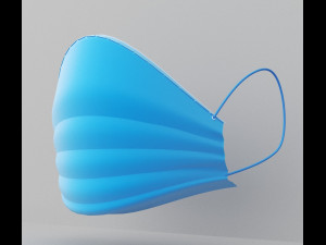corona mask Model 3D