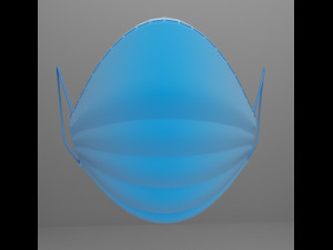 corona mask Model 3D