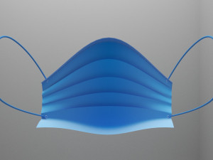corona mask Model 3D