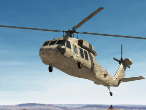 sikorsky aircraft uh-60a black hawk 3D Model