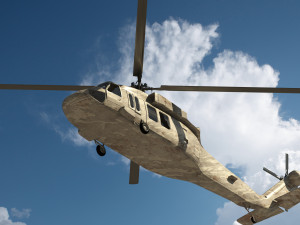 sikorsky aircraft uh-60a black hawk 3D Model