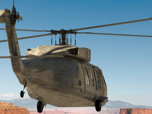 sikorsky aircraft uh-60a black hawk 3D Model