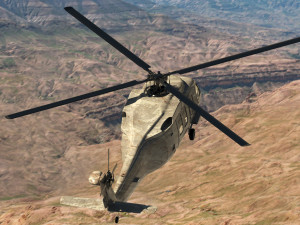 sikorsky aircraft uh-60a black hawk 3D Model