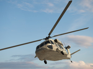 sikorsky aircraft uh-60a black hawk 3D Model