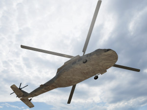 sikorsky aircraft uh-60a black hawk 3D Model