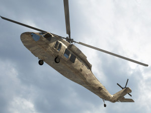 sikorsky aircraft uh-60a black hawk 3D Model