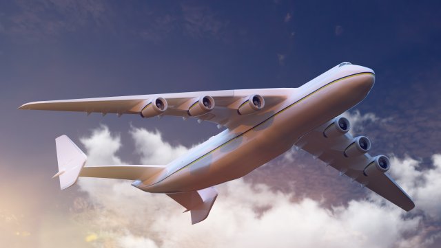 antonov an-225 mriya Model 3D .c4d .max .obj .3ds .fbx .stl .blend 