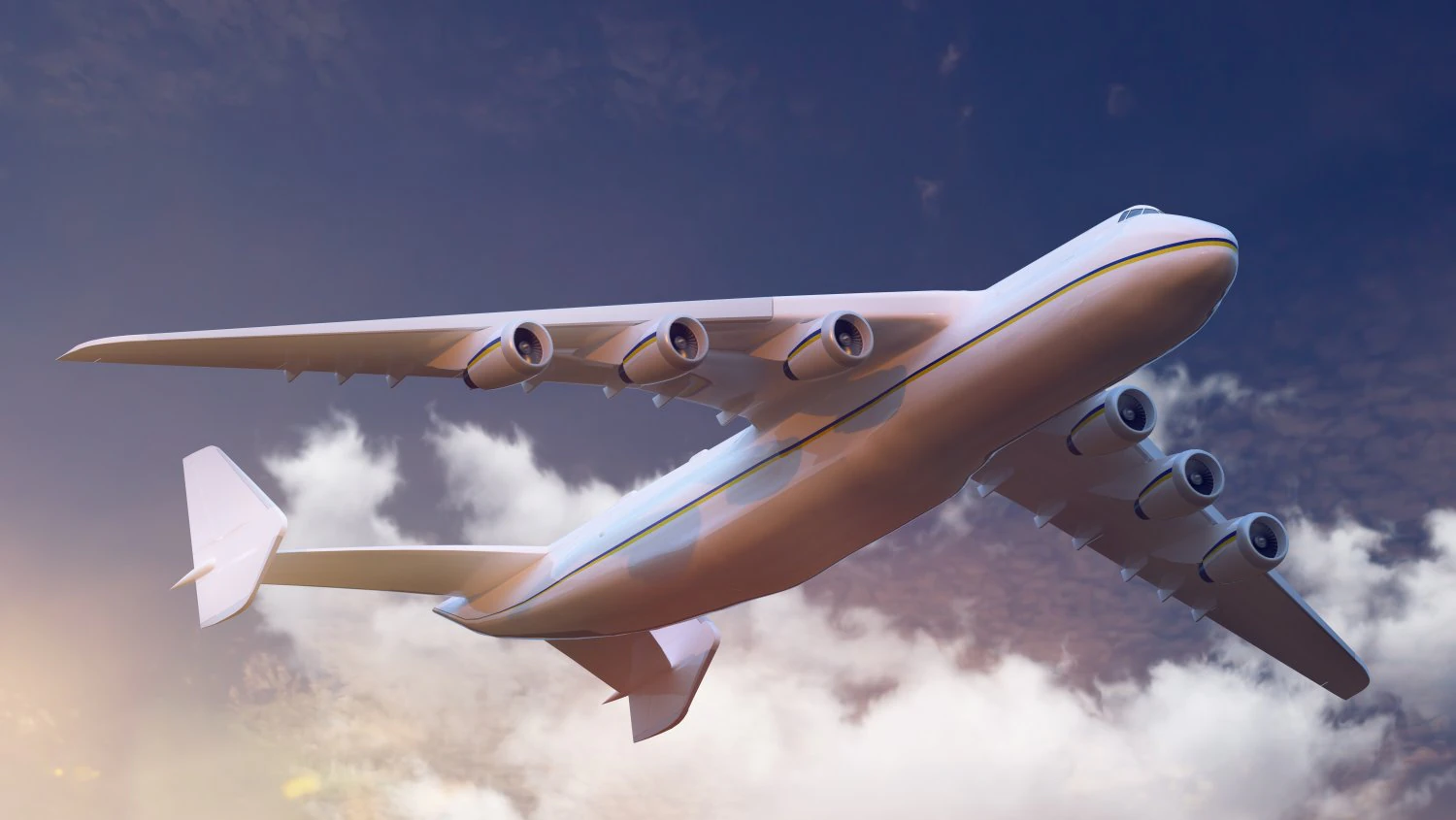 antonov an-225 mriya 3D Model .c4d .max .obj .3ds .fbx .stl .blend