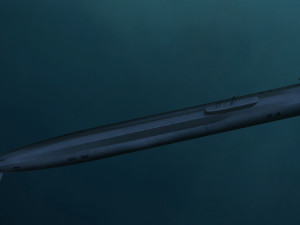 nuclear submarine borey Modelo 3D