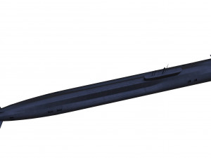 nuclear submarine borey Modelo 3D