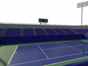 tennis court 3D Model