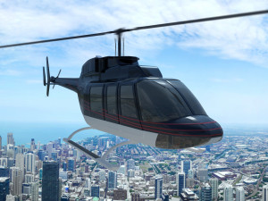 helicopter bell 206l-4 long ranger iv 3D Model