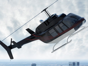 helicopter bell 206l-4 long ranger iv Modello 3D