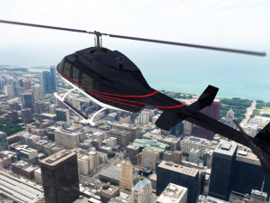 helicopter bell 206l-4 long ranger iv 3D Model