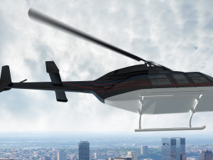 helicopter bell 206l-4 long ranger iv Modello 3D