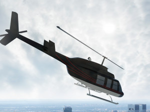 helicopter bell 206l-4 long ranger iv Modello 3D