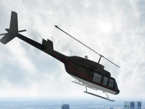 helicopter bell 206l-4 long ranger iv 3D Model
