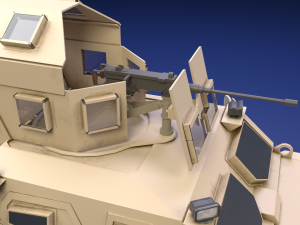 Oshkosh m-atv military vehicle game ready 3D Model