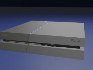 Sony Playstation 4 Low-Poly 3D Modell