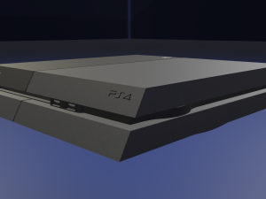 sony playstation 4 low-poly 3D Модель
