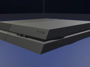sony playstation 4 low-poly 3D Model