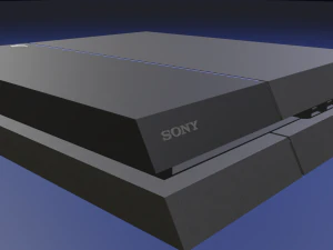 sony playstation 4 low-poly 3D Model